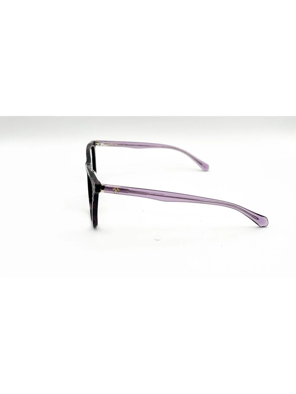 Ann Taylor At341 C02 Plum Purple Brown Marble Authentic Eyeglasses 53-17-135